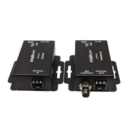 BZB GEAR BG-FES12G 4K 12G-SDI over Single Mode SFP-Type Fiber Optic Extender